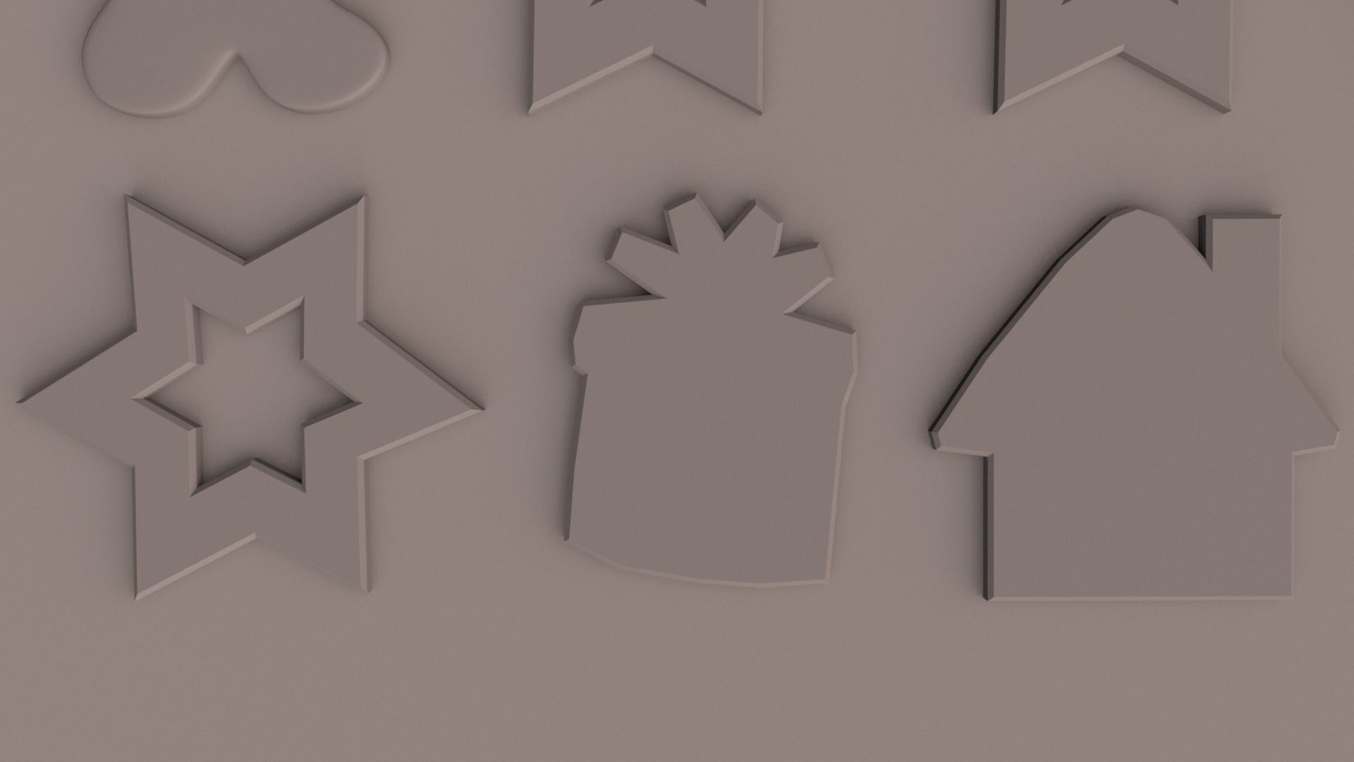 Christmas Cookies Low-poly 3D model_13