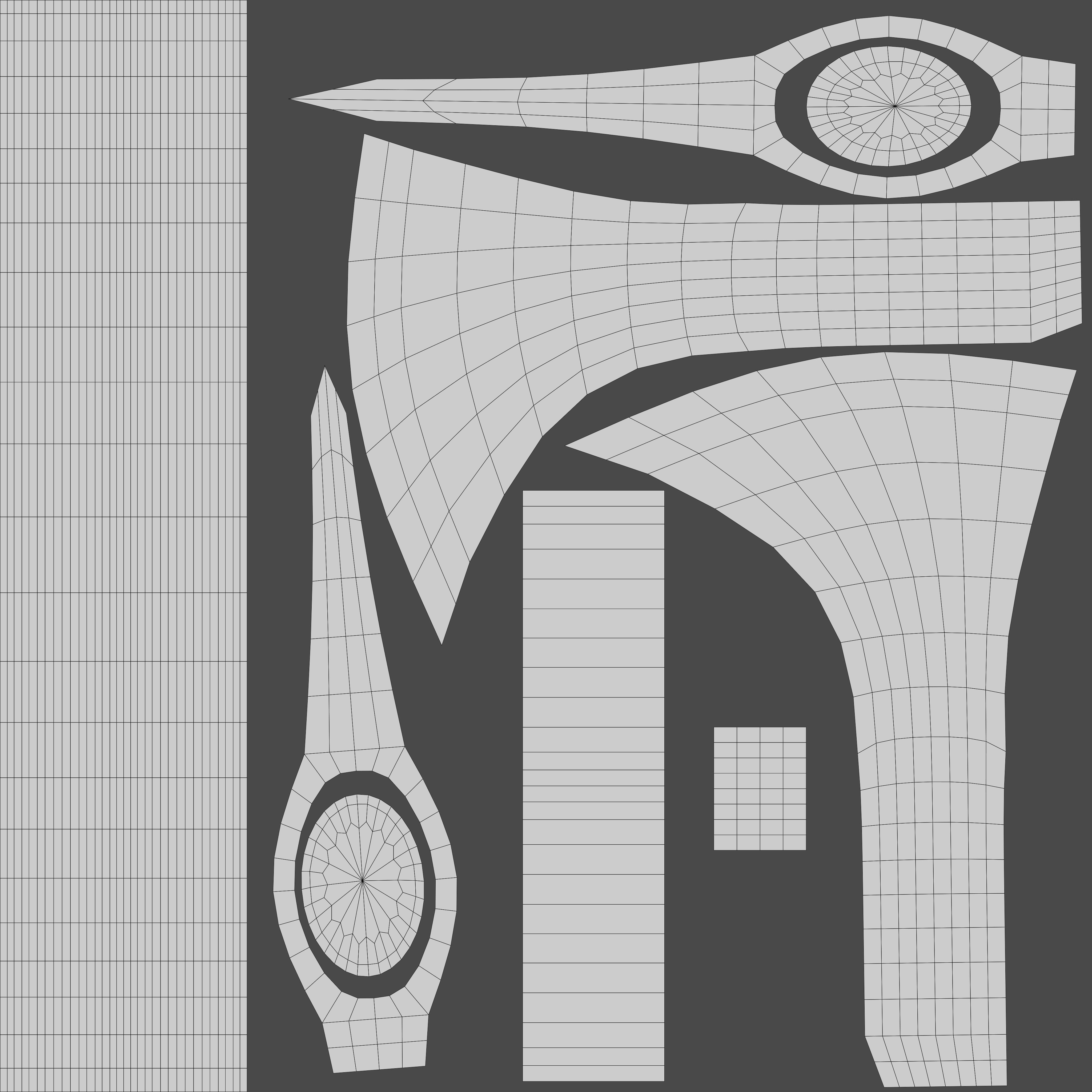 Game ready low-poly 3D Axe Low-poly 3D model_9