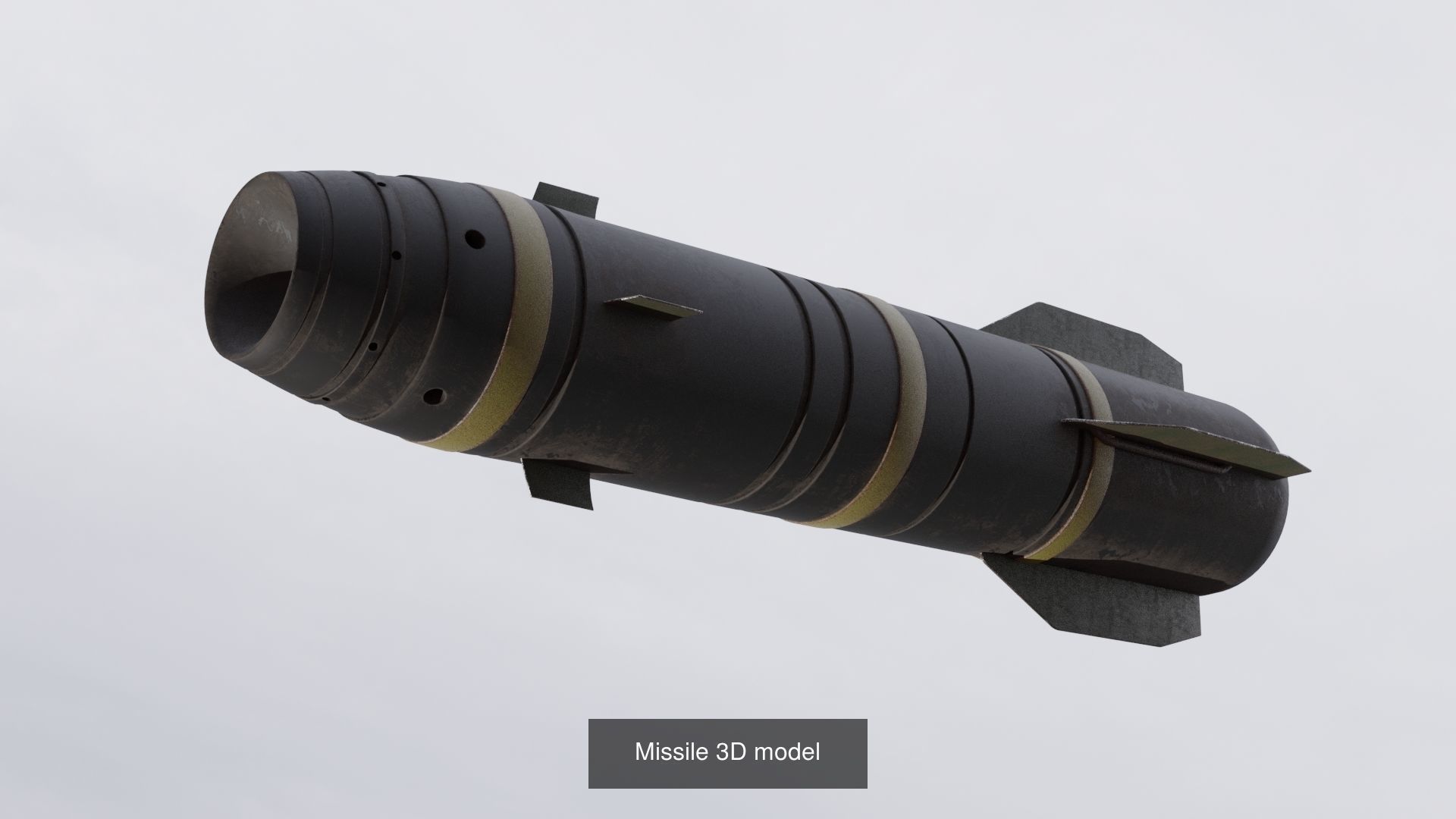 Rocket 3D models  3D Model Collection_5