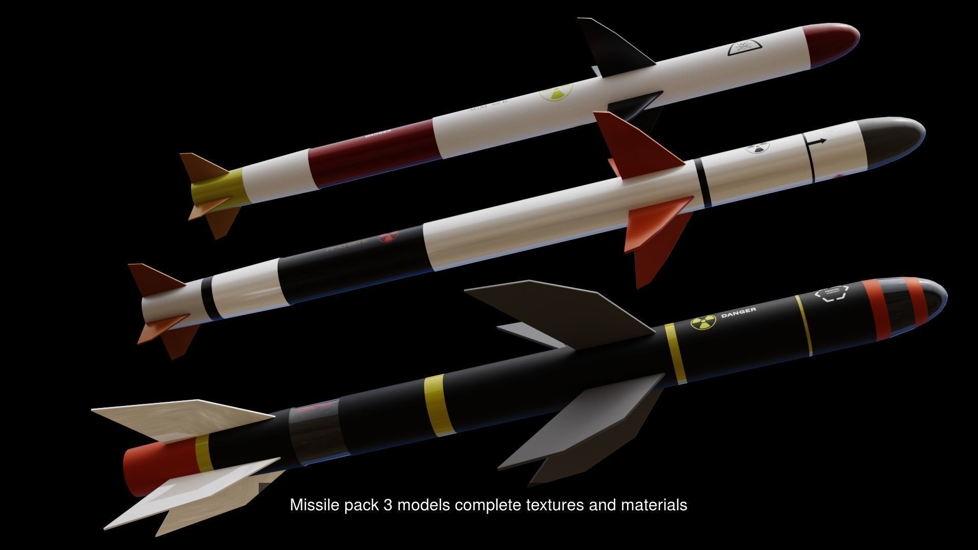 Rocket 3D models  3D Model Collection_1