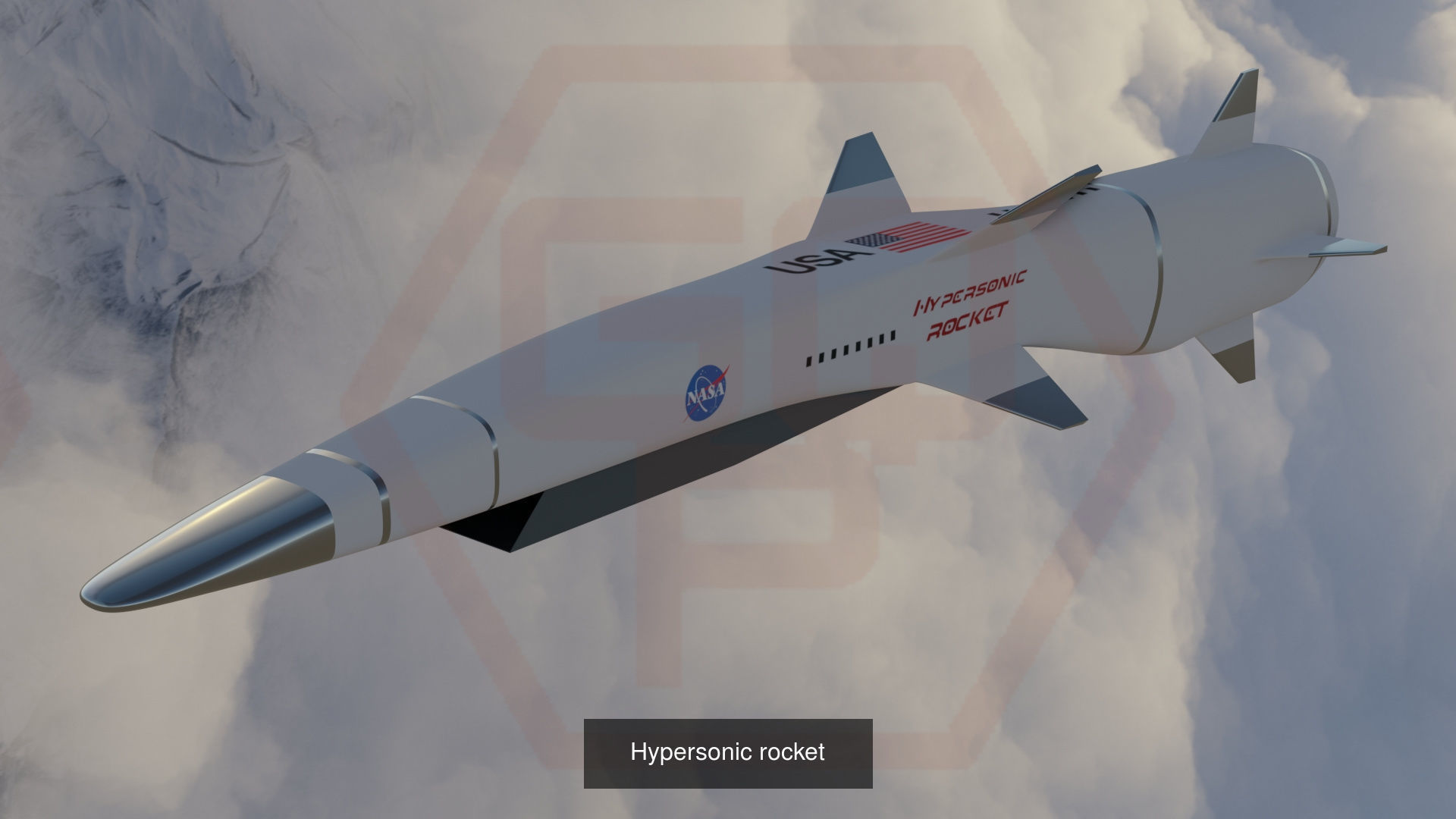 Rocket 3D models  3D Model Collection_7