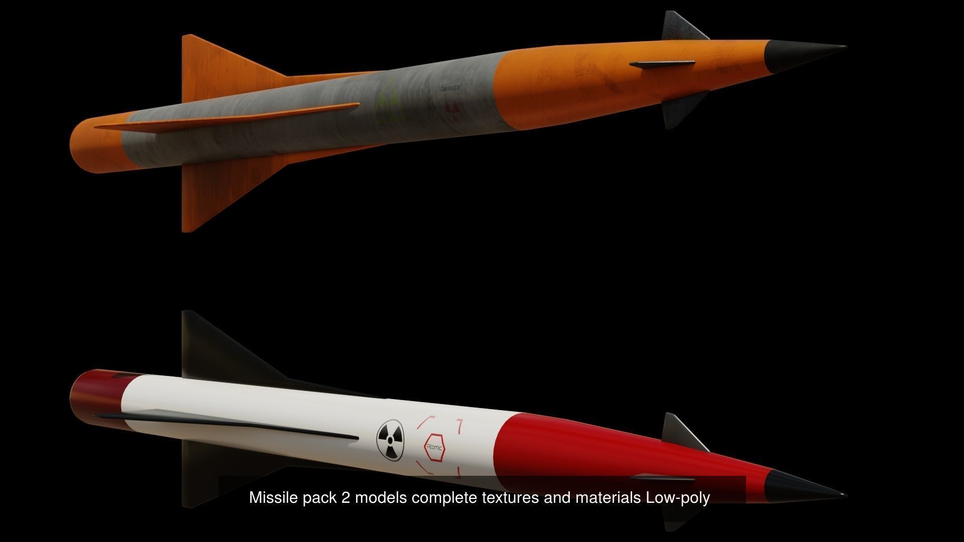 Rocket 3D models  3D Model Collection_2