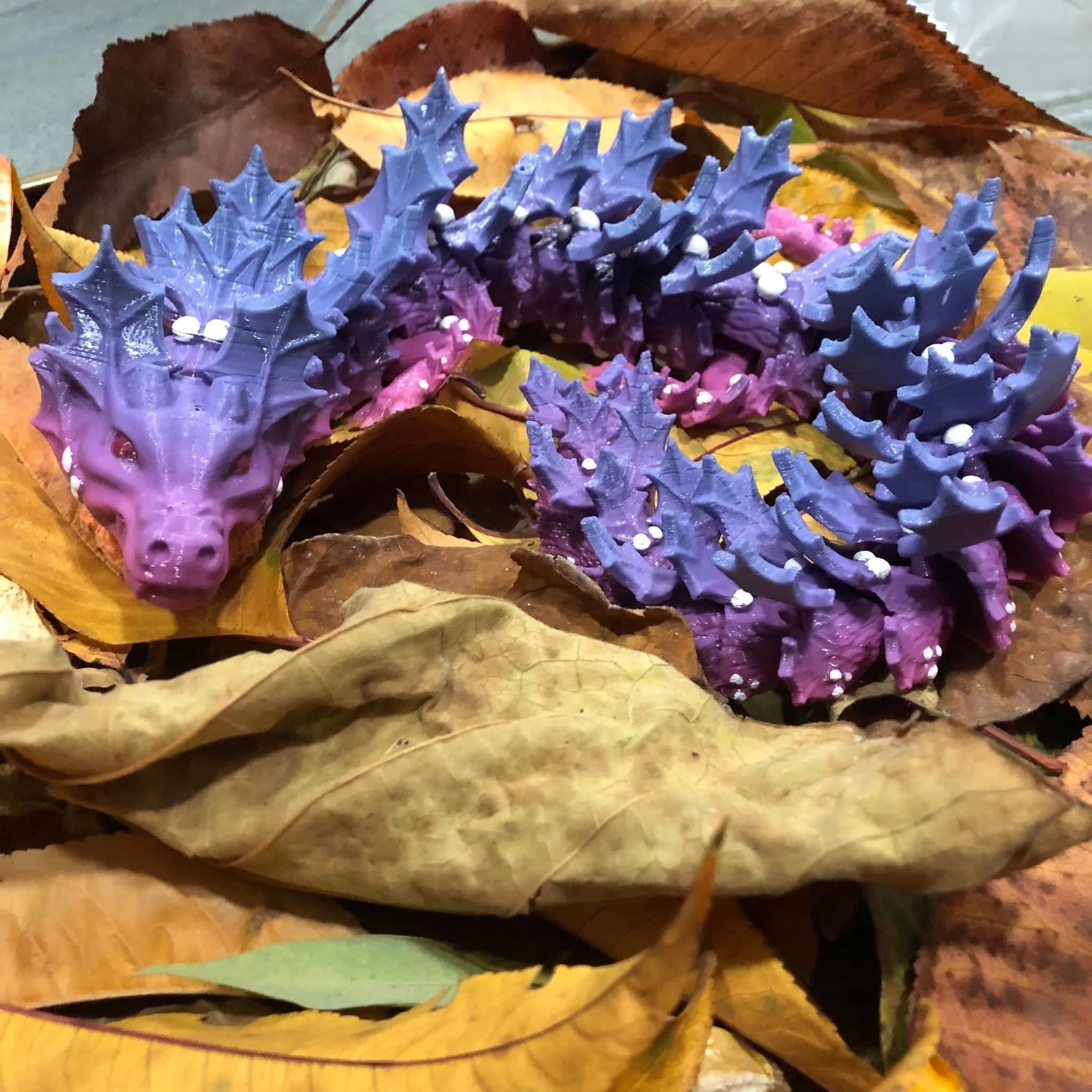 Holly Wreath Dragon 3D print model_5