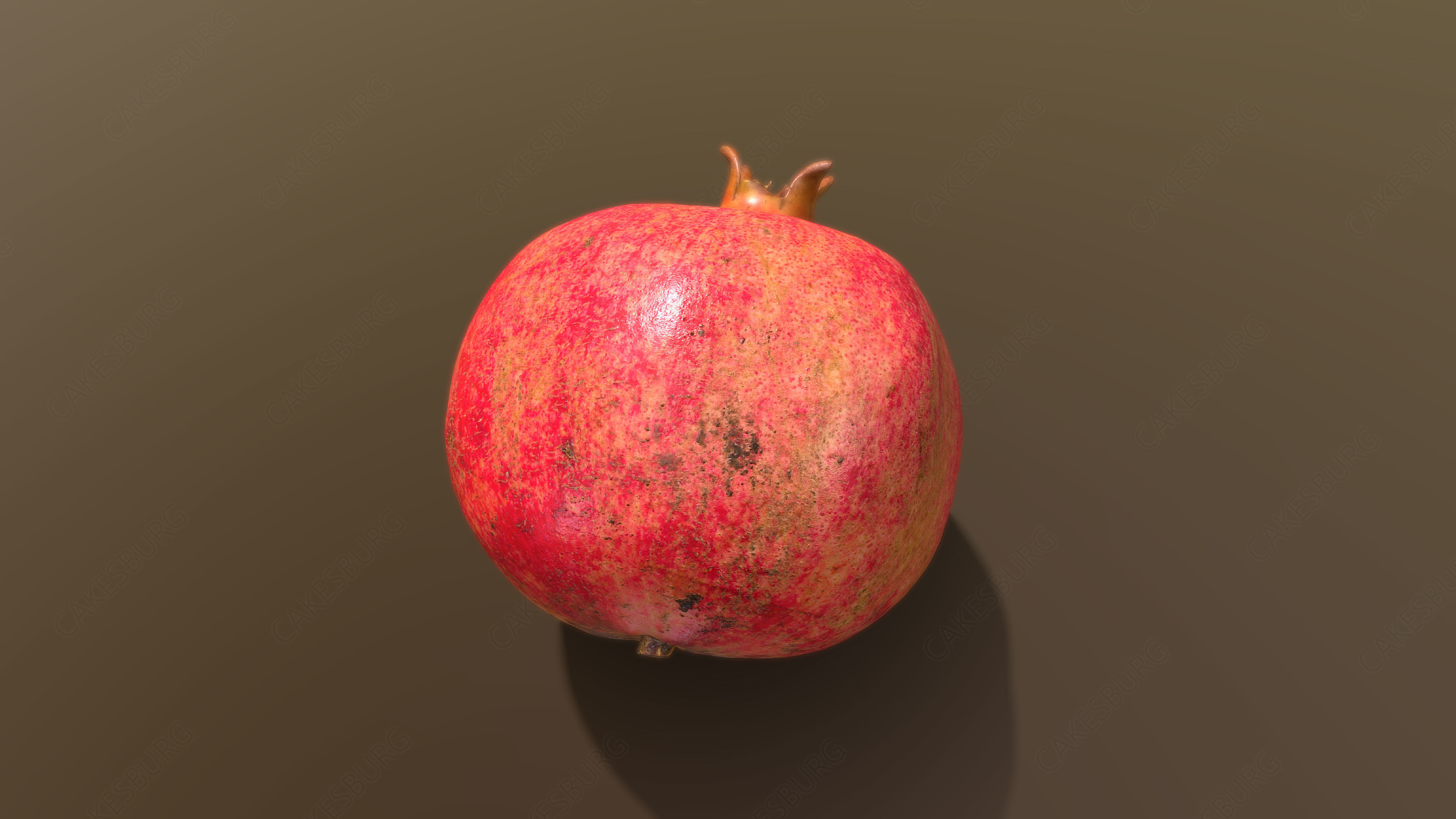 Parfianka Pomegranate Low-poly 3D model_3