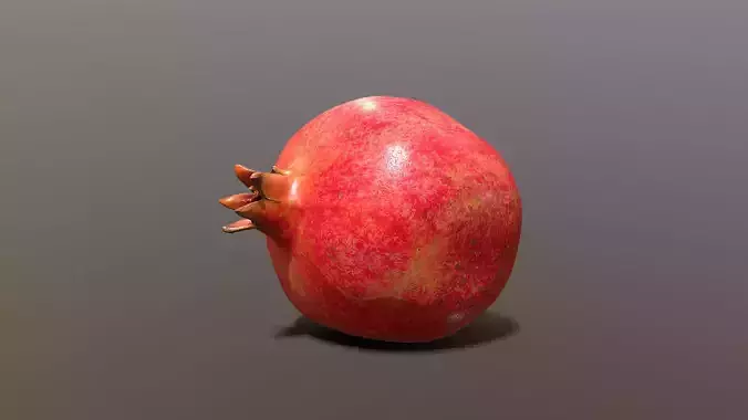 Parfianka Pomegranate Low-poly 3D model