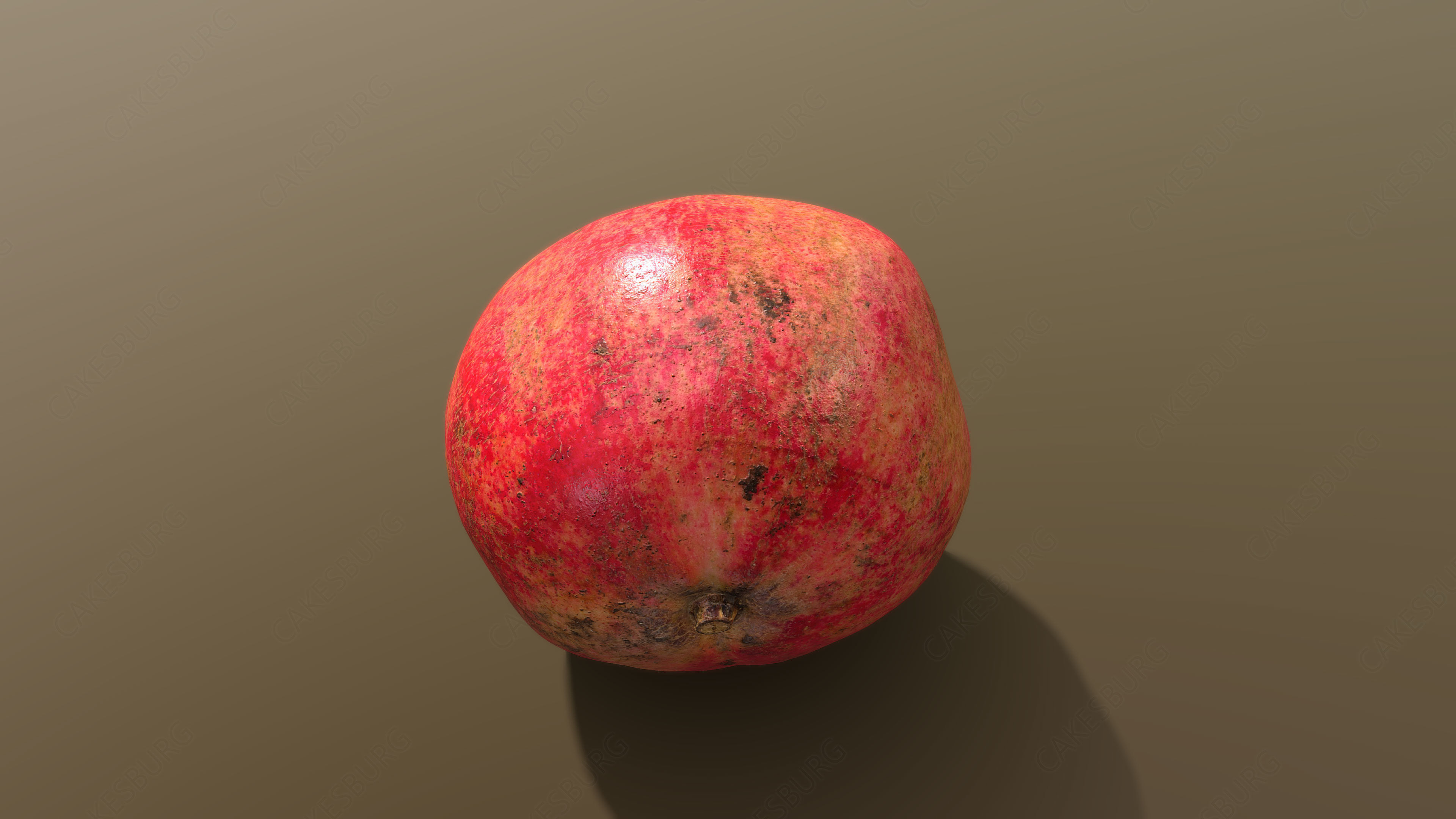 Parfianka Pomegranate Low-poly 3D model_4