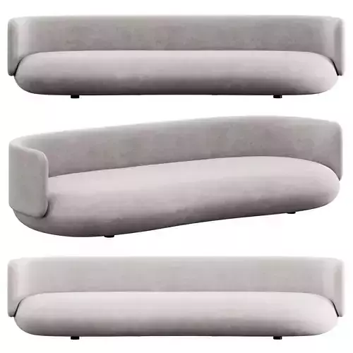 Baixo 250 cm Sofa by Guilherme Wentz