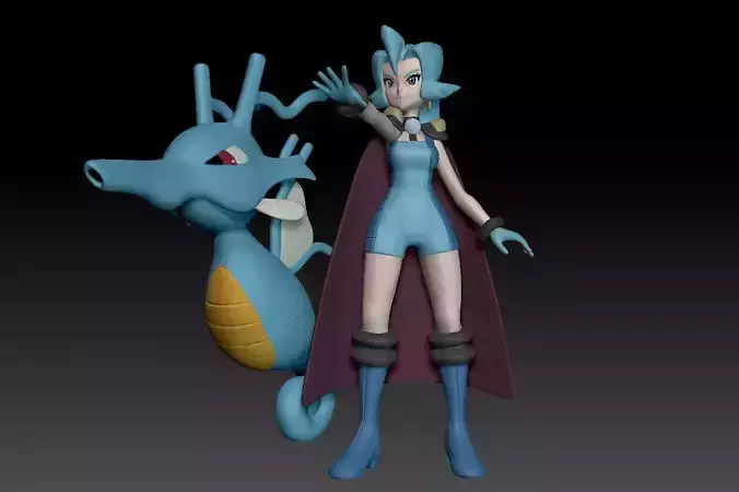 Pokemon Johto Gym Leader Clair