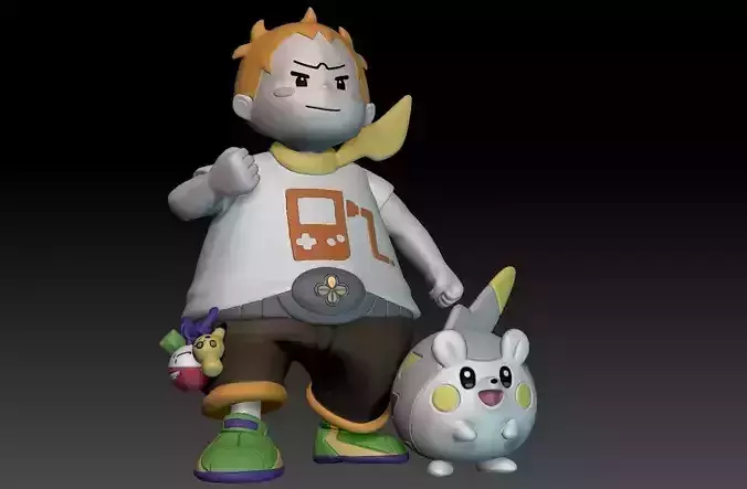 Pokemon Alola Trial Captain Sophocles 3D print model