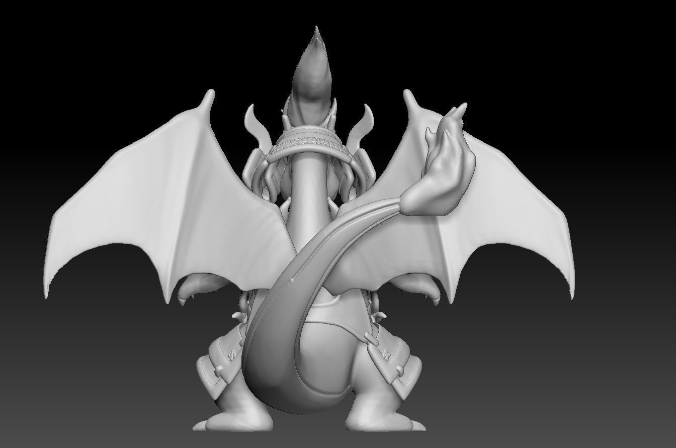 Pokemon Unite Charizard Armor Style 3D print model_3