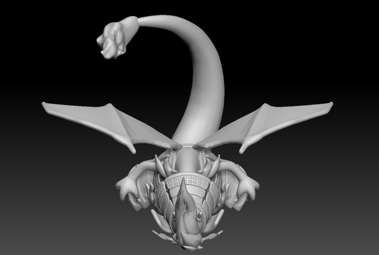 Pokemon Unite Charizard Armor Style 3D print model_5