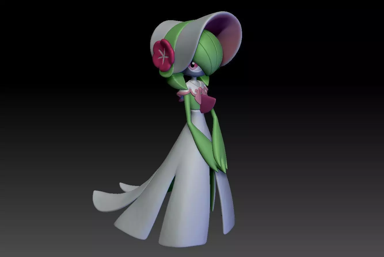 Pokemon Unite Gardevoir Fashionable Style 3D print model_0
