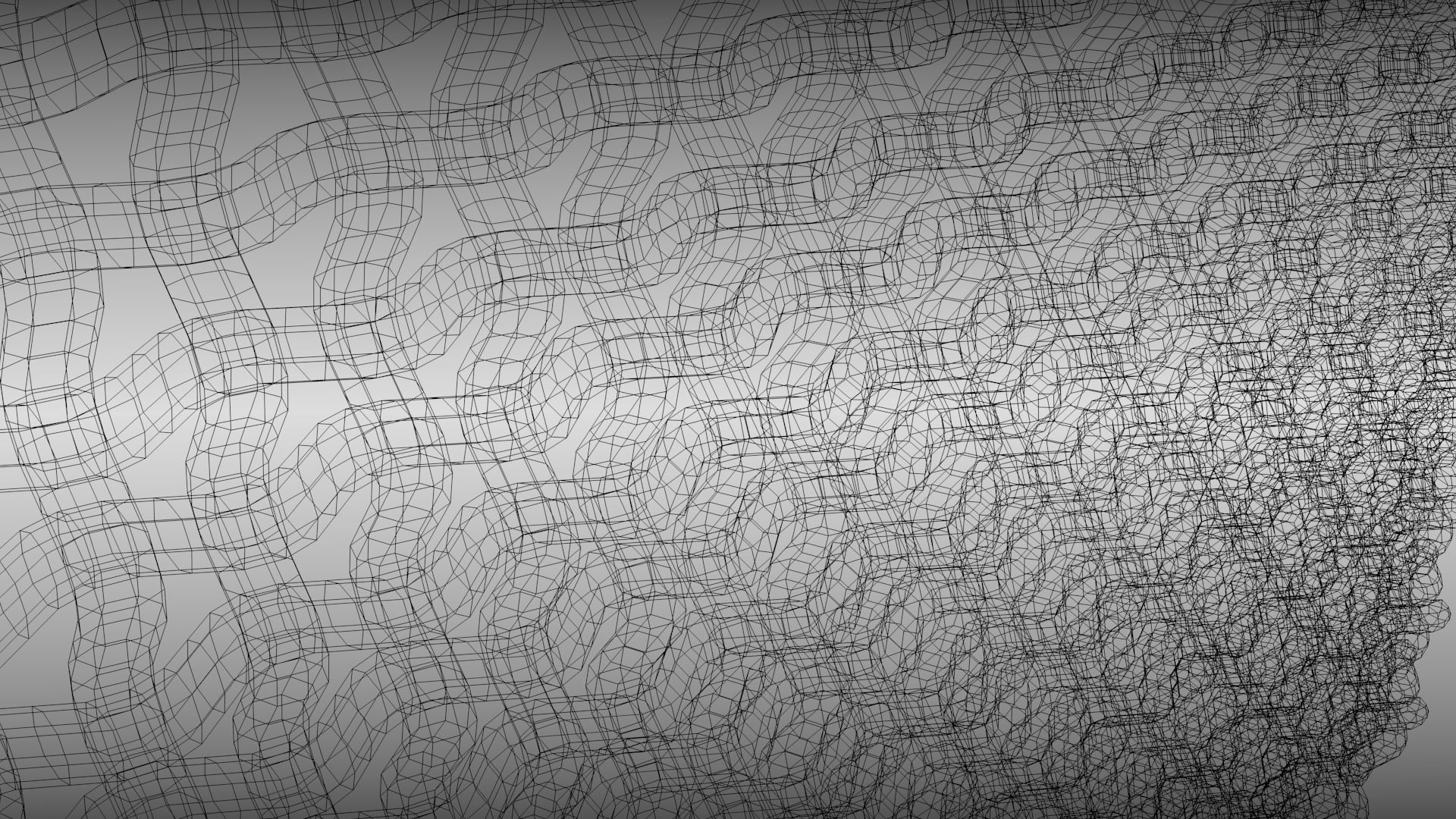 Wire mesh 3D Model OBJ BLEND