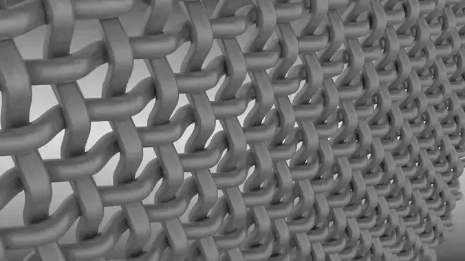 Wire mesh 3D model