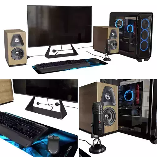 pc set 10 3D model