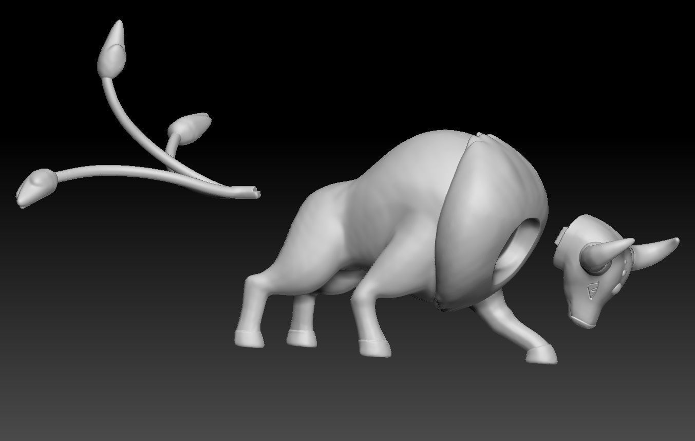 Pokemon Tauros 3D print model_2