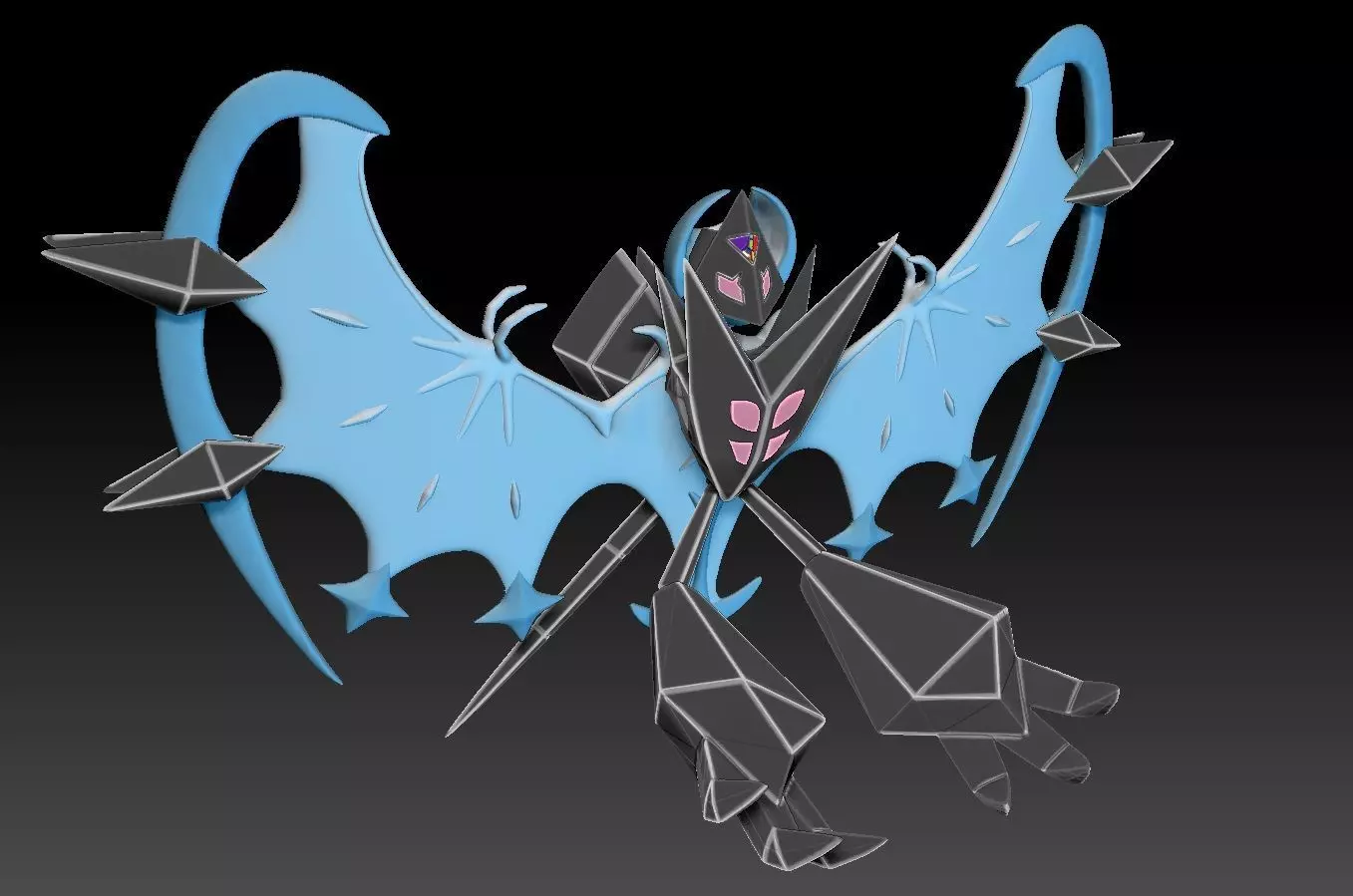 Pokemon Dawn Wings Necrozma 3D print model_0