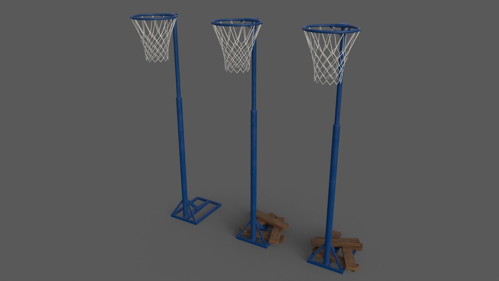 PBR Sports Goal Post and Net - Collection _61