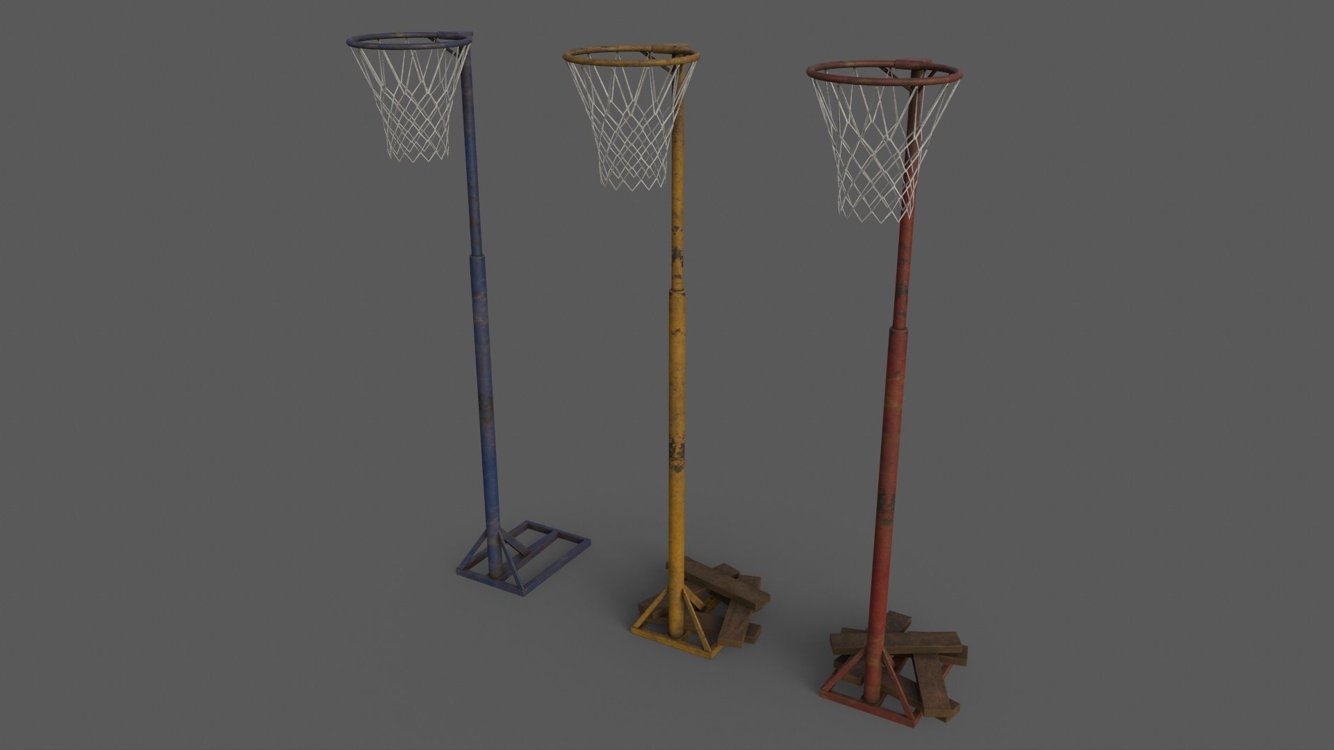 PBR Sports Goal Post and Net - Collection _60