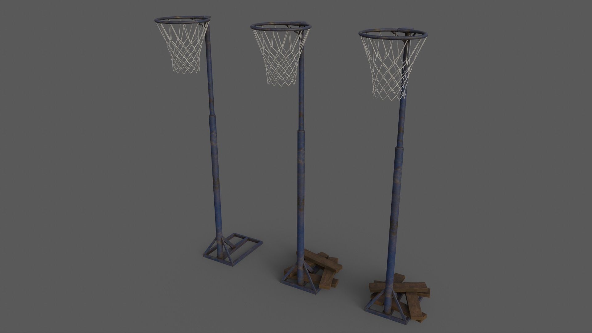 PBR Sports Goal Post and Net - Collection _62