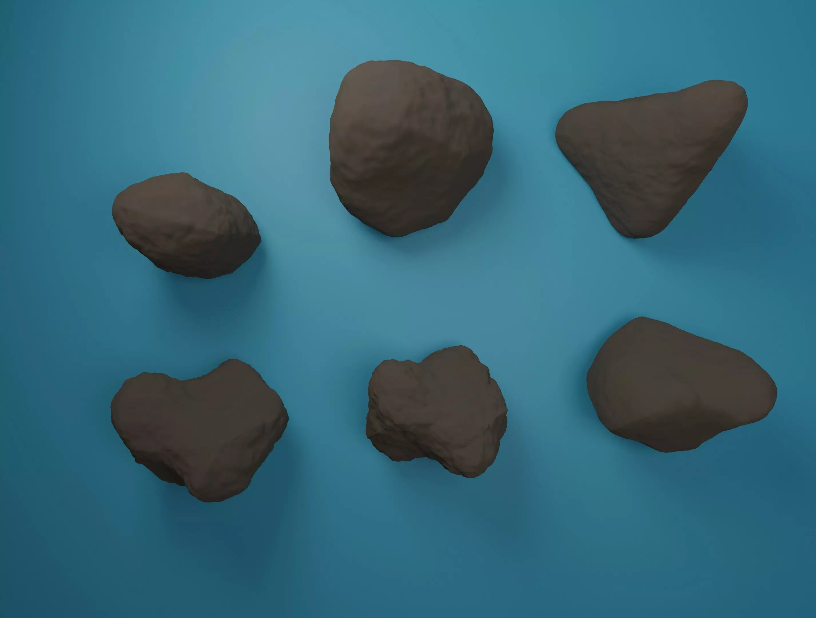 Basic Rock Pack 3D model_0