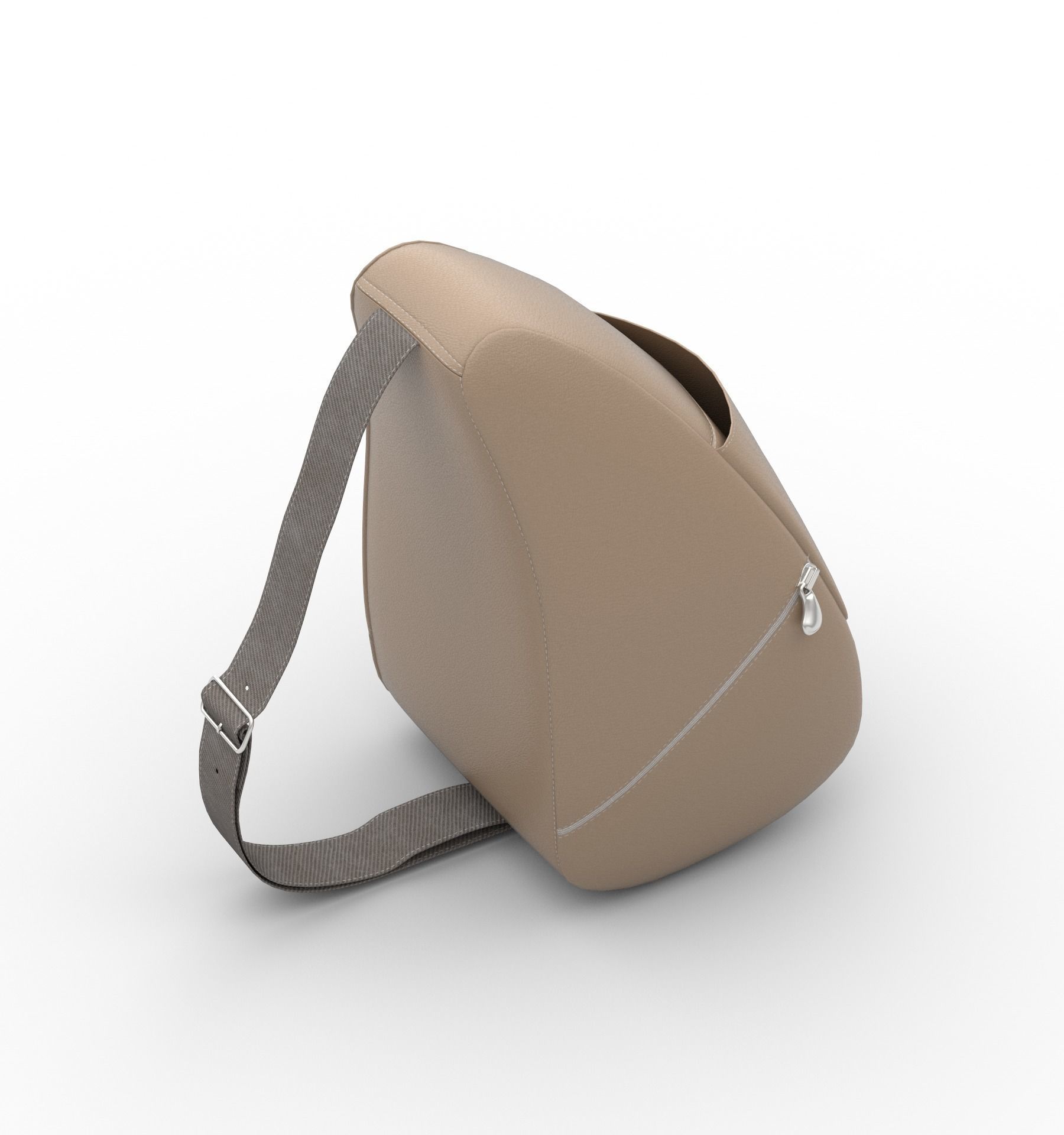 bag - crossbody bag Low-poly 3D model_2
