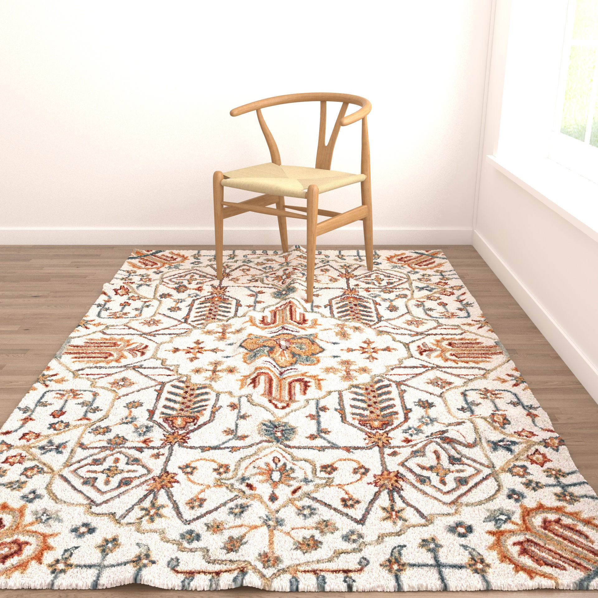 Rugs No 782 Low-poly 3D model_4