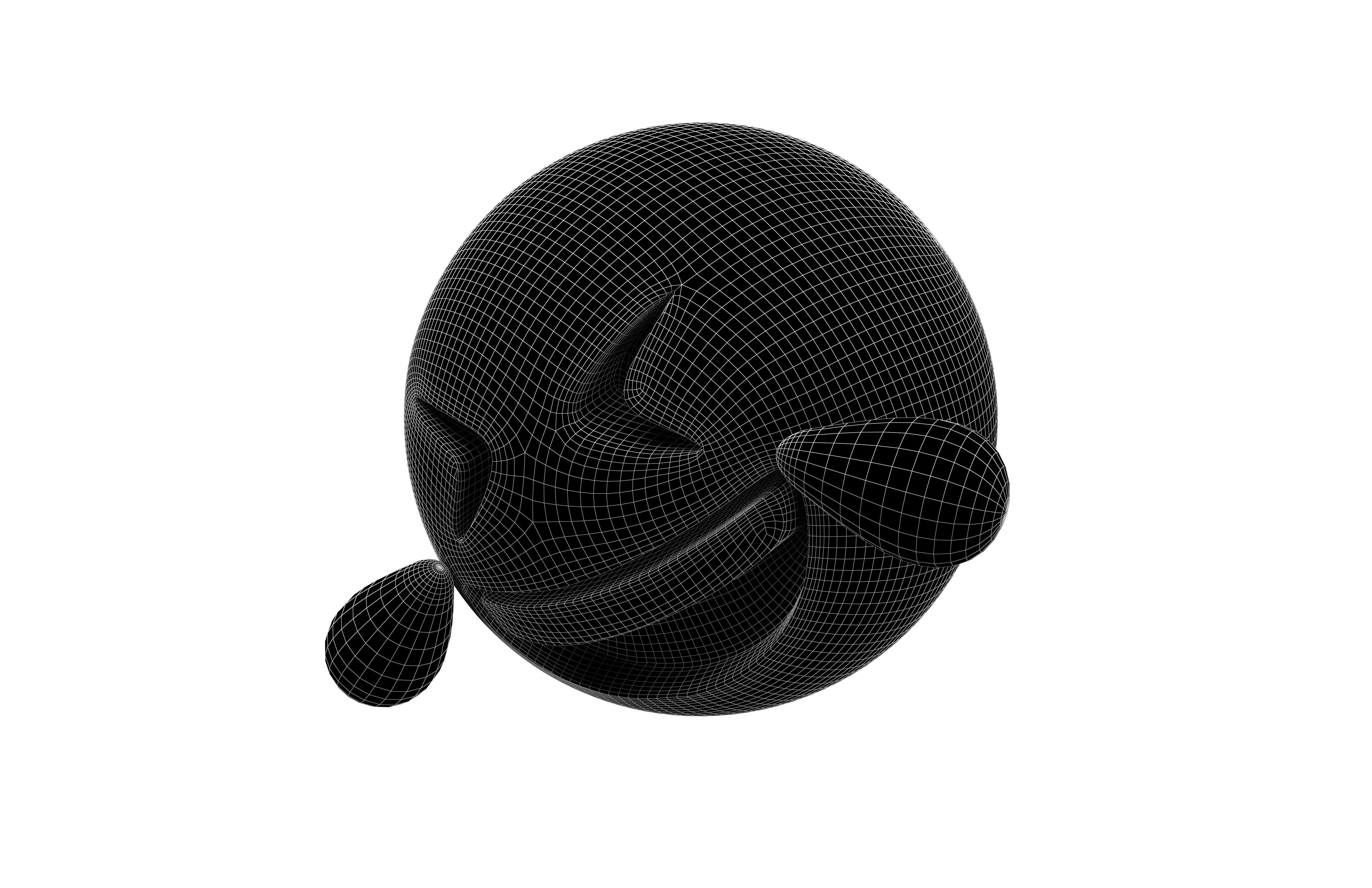 Rolling on the Floor Laughing 02 Low-poly 3D model_9