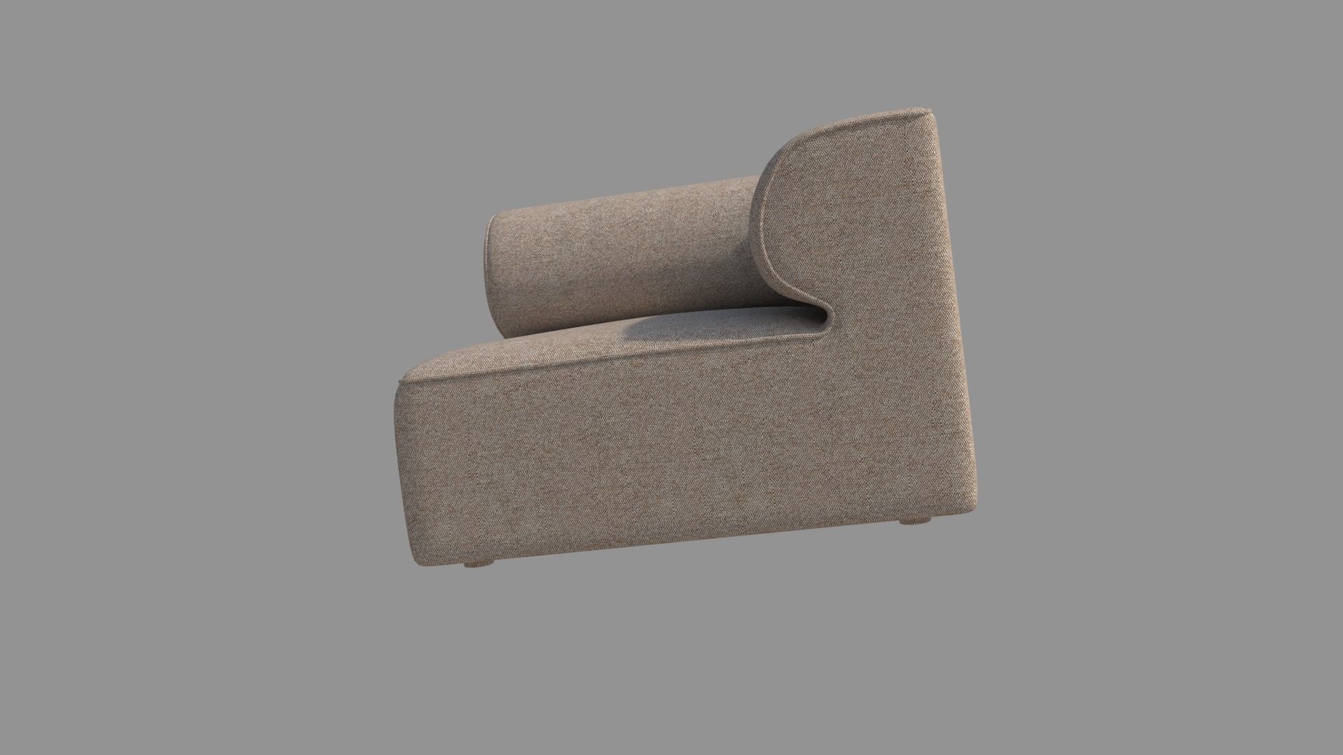 Single Sofa Chair  3D model_4