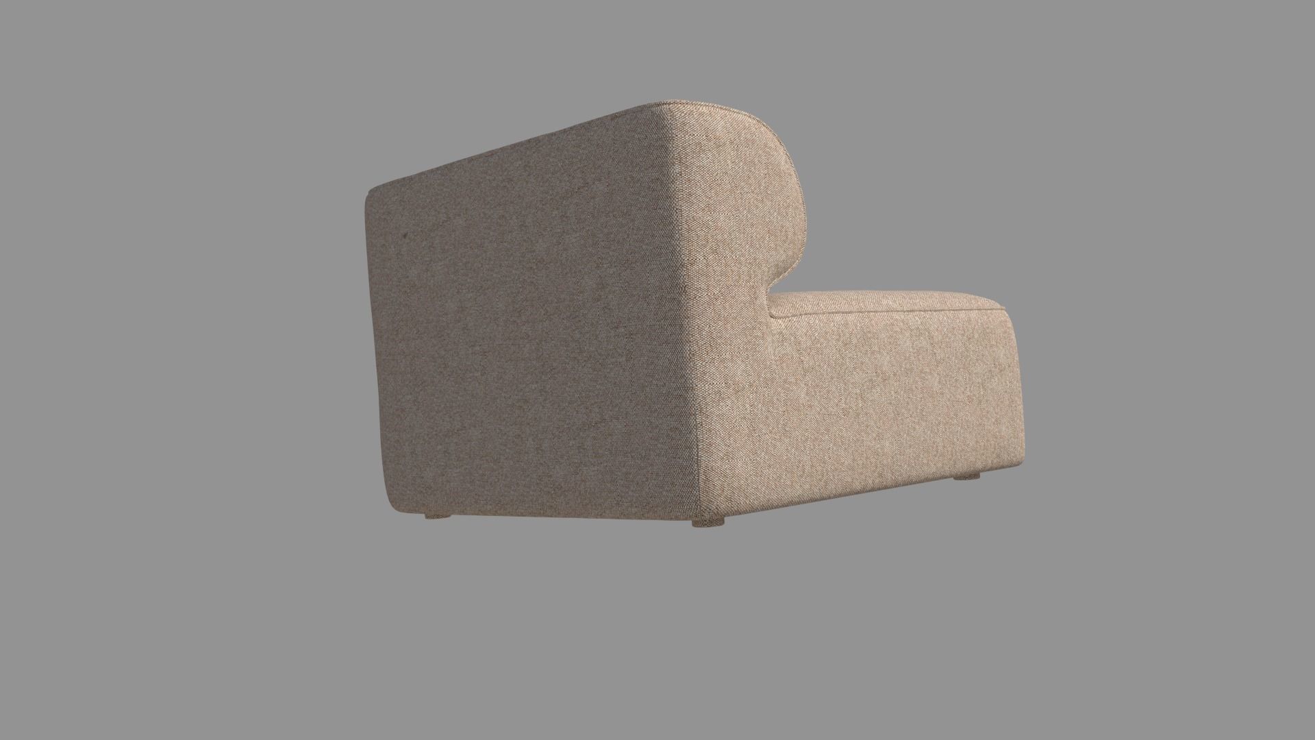 Single Sofa Chair  3D model_2