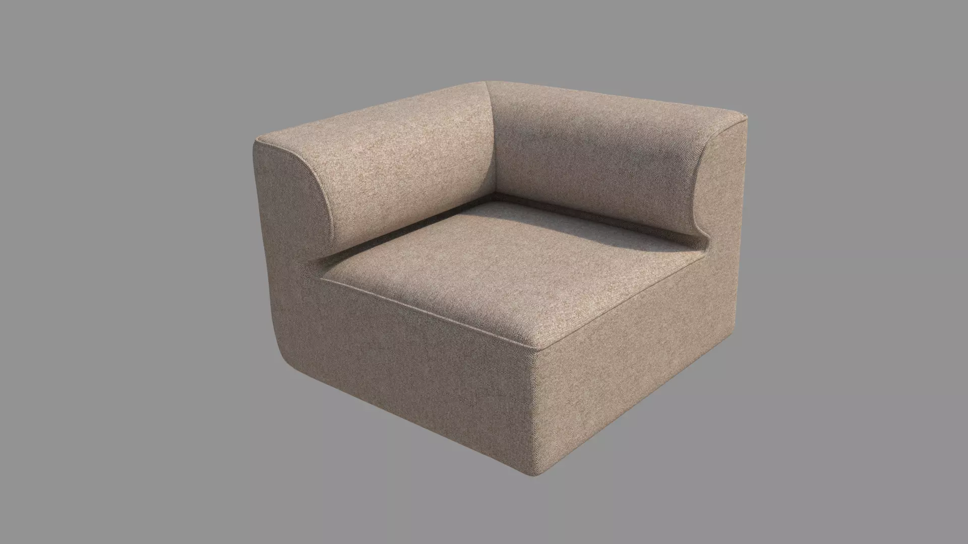 Single Sofa Chair  3D model_0