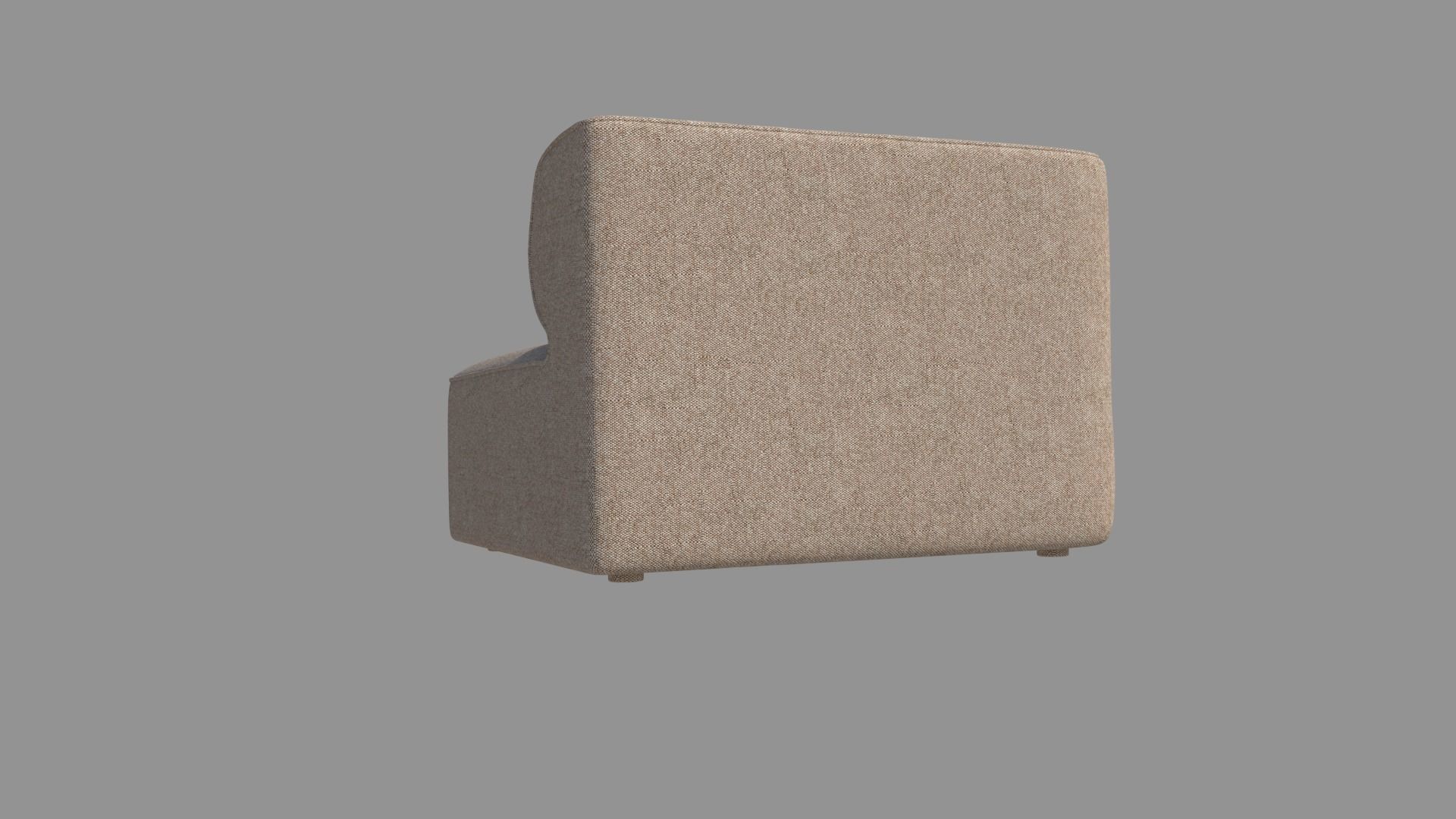 Single Sofa Chair  3D model_5