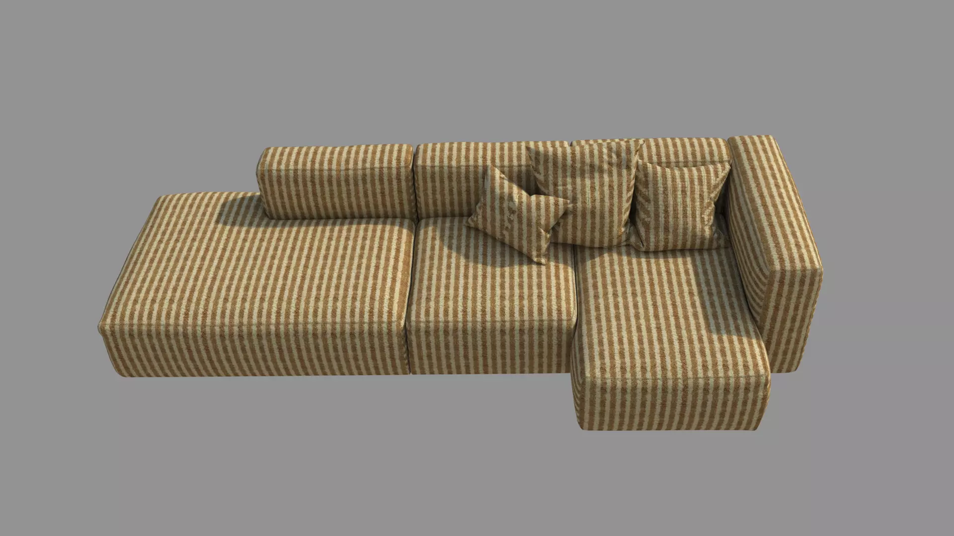 Sectional Sofa 3D model_0