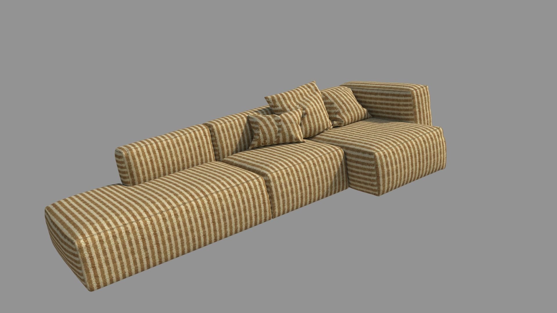 Sectional Sofa 3D model_3