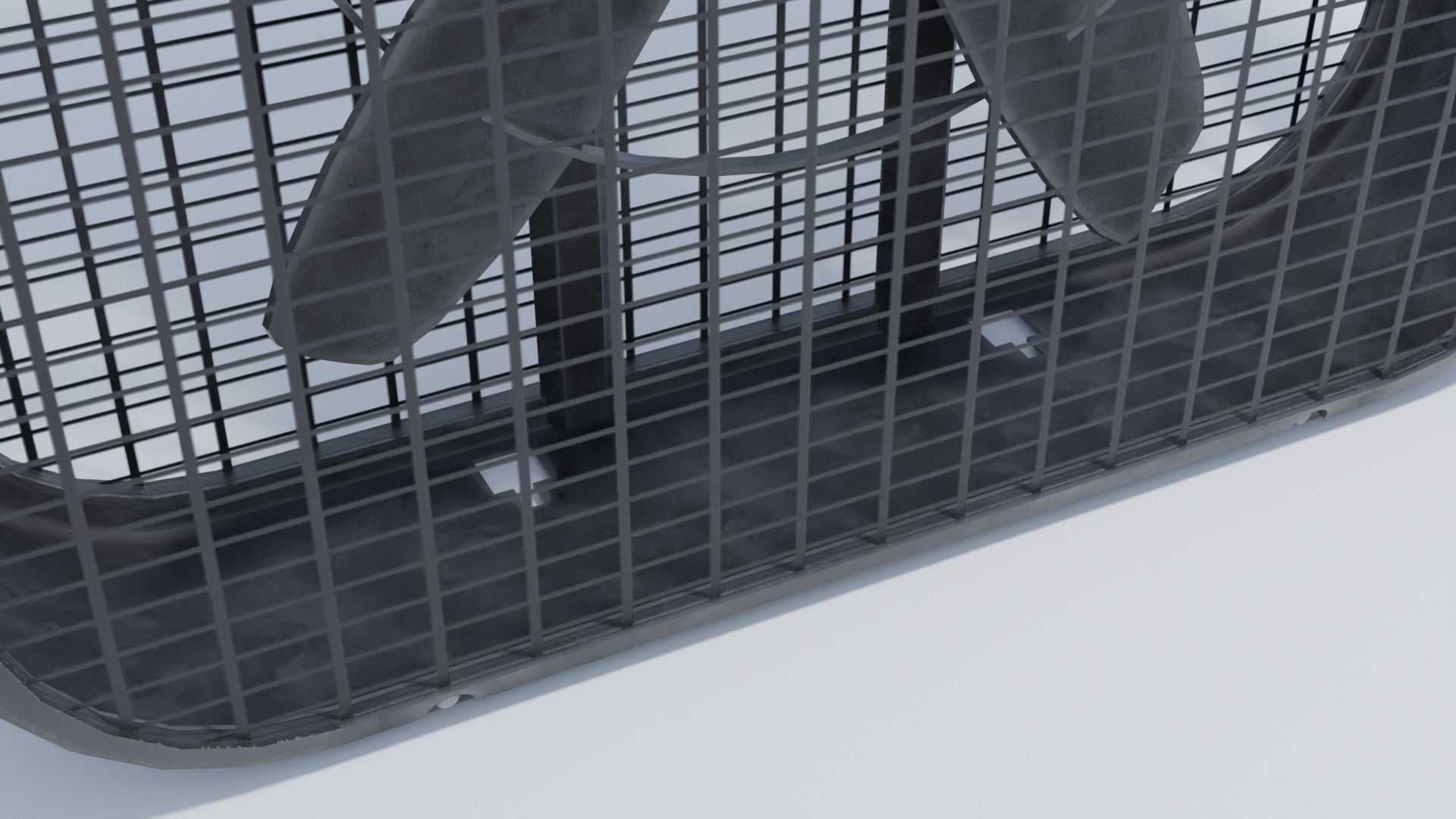 Box Fan with 4K and 2K Textures Low-poly 3D model_9