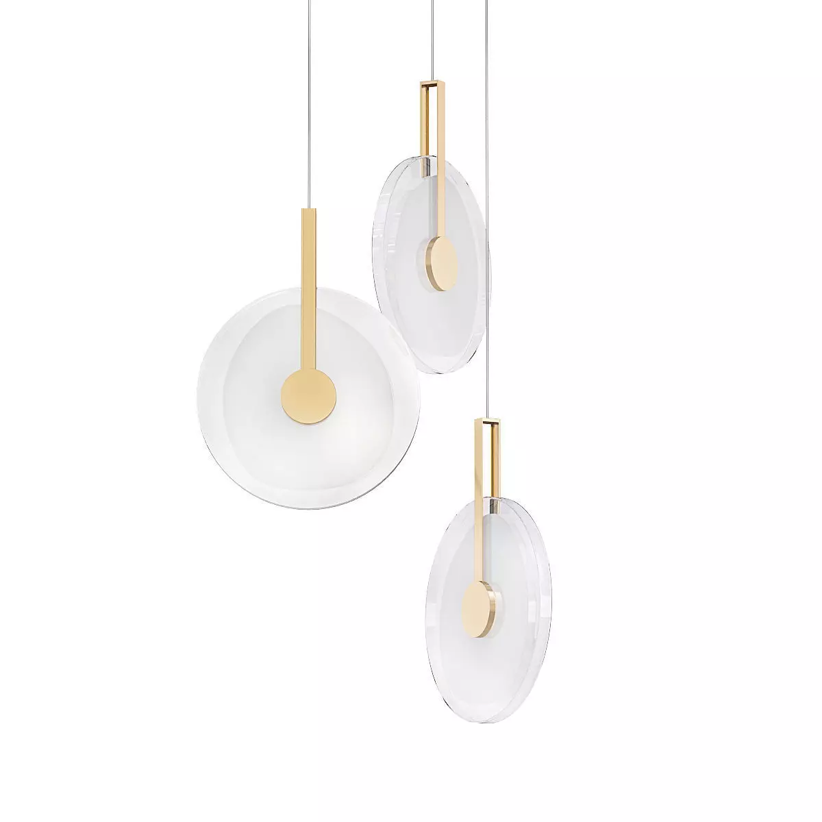 Golden Disc 3D model_0