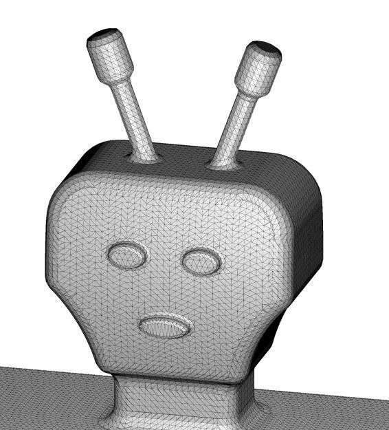 Wooden Robot Toy 3D model_5