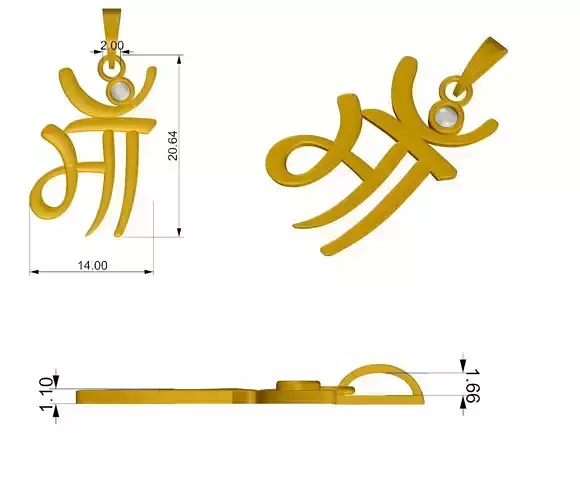 maa pendant  3D model