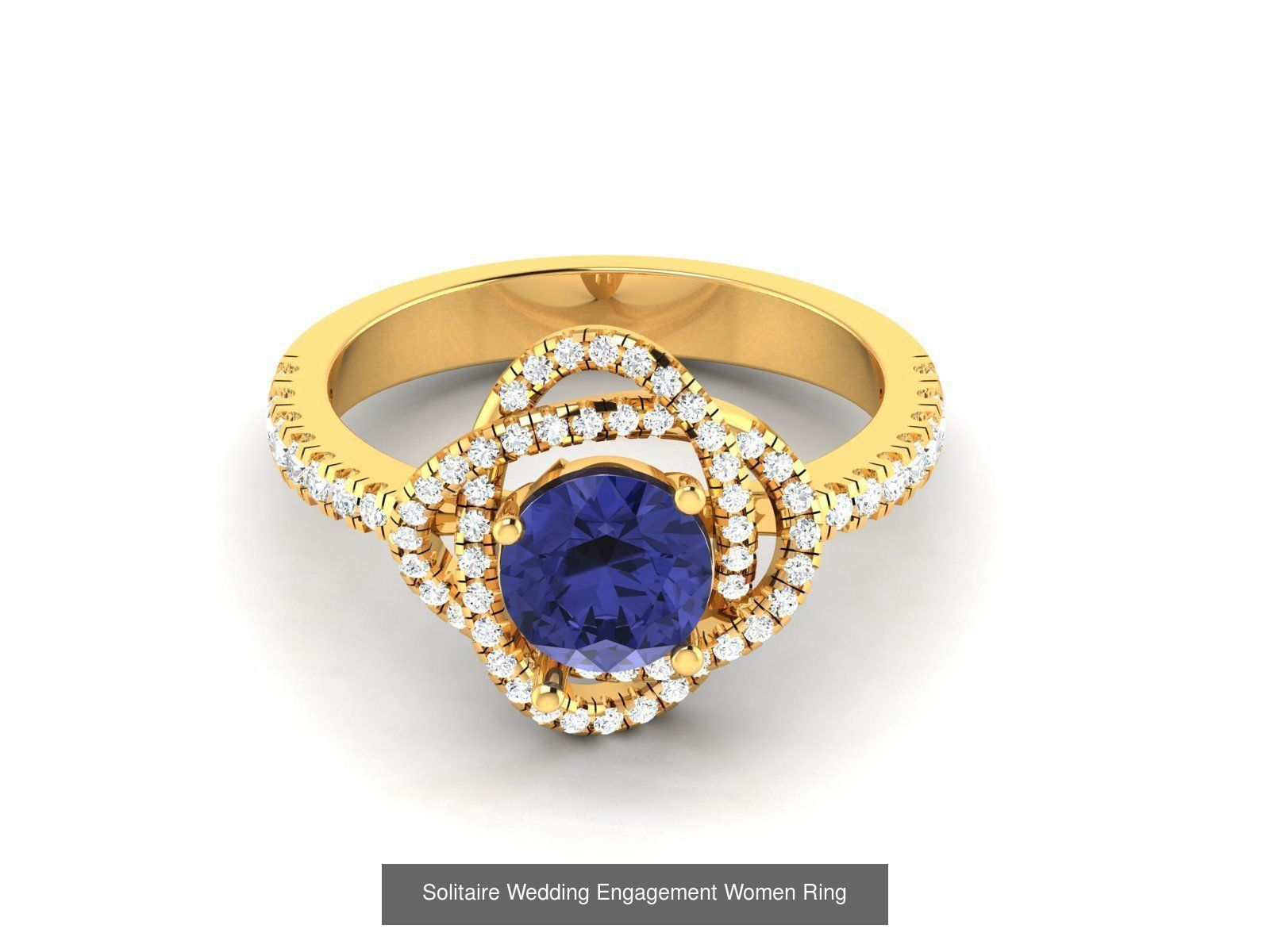 624 Colour Stones Rings 3dm STL OBJ FBX Details Collection _83