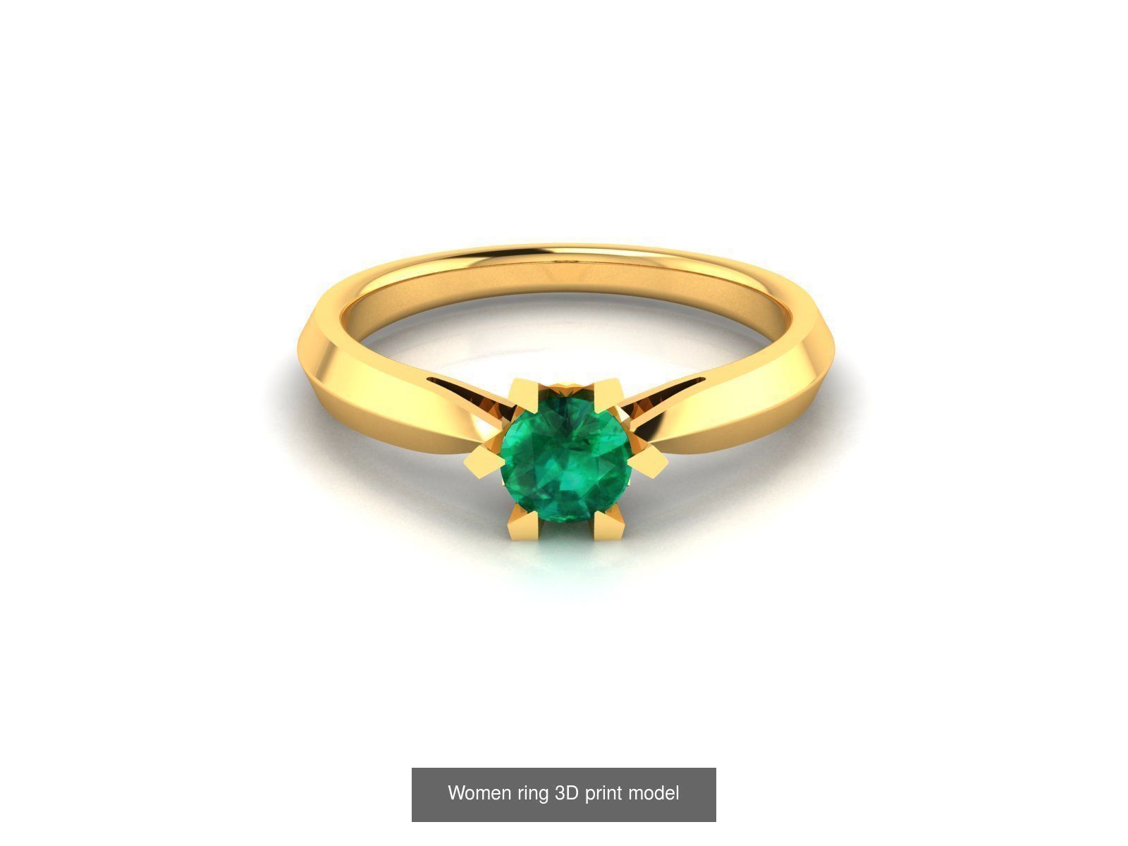 624 Colour Stones Rings 3dm STL OBJ FBX Details Collection _175