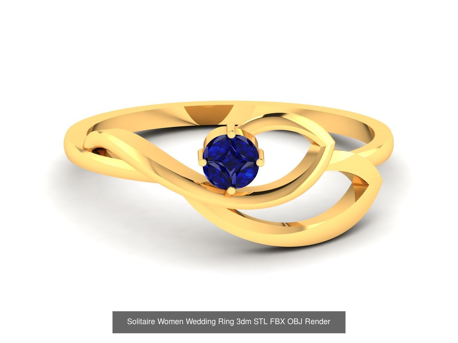 624 Colour Stones Rings 3dm STL OBJ FBX Details Collection _195
