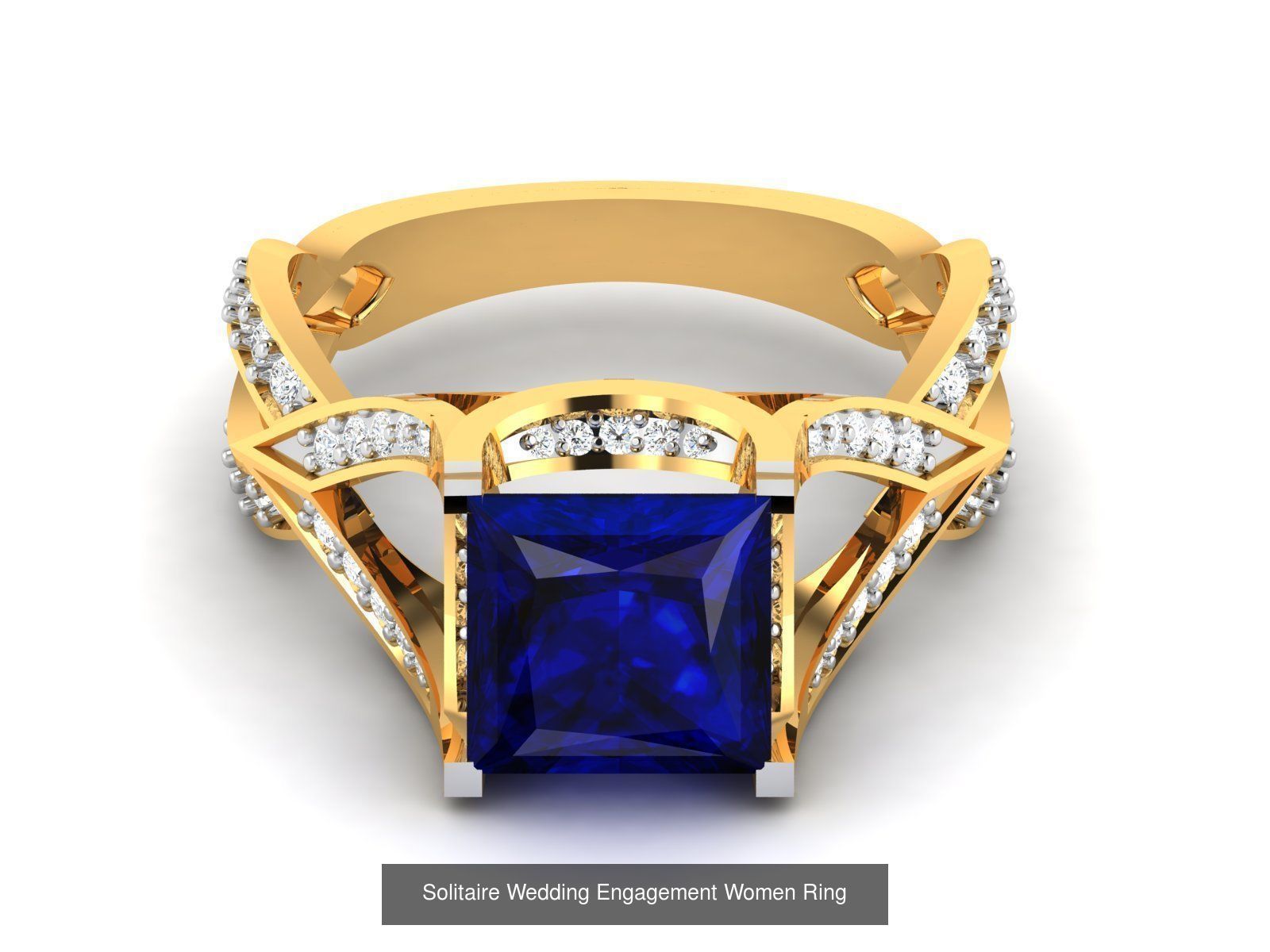 624 Colour Stones Rings 3dm STL OBJ FBX Details Collection _122