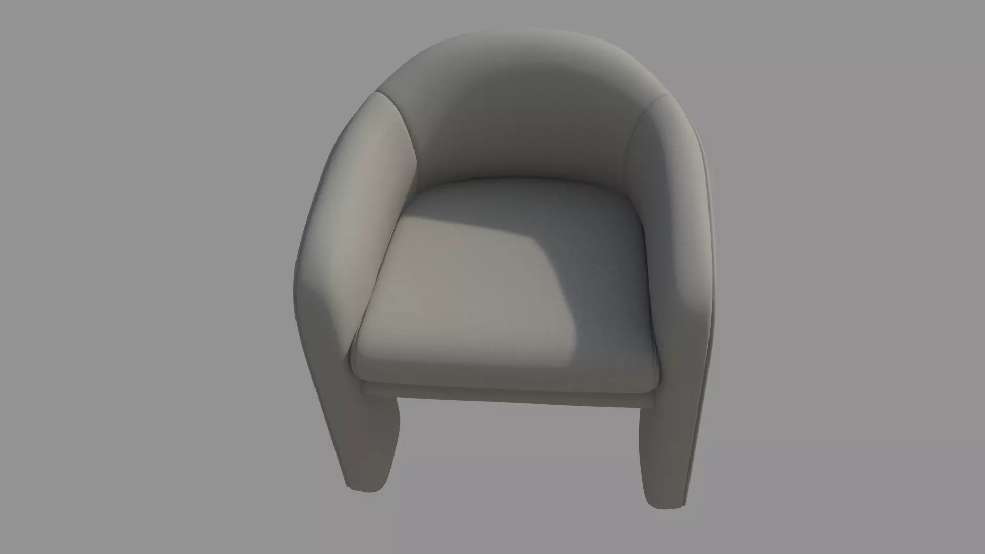 Armchair SIngle Sofa 3D model_0
