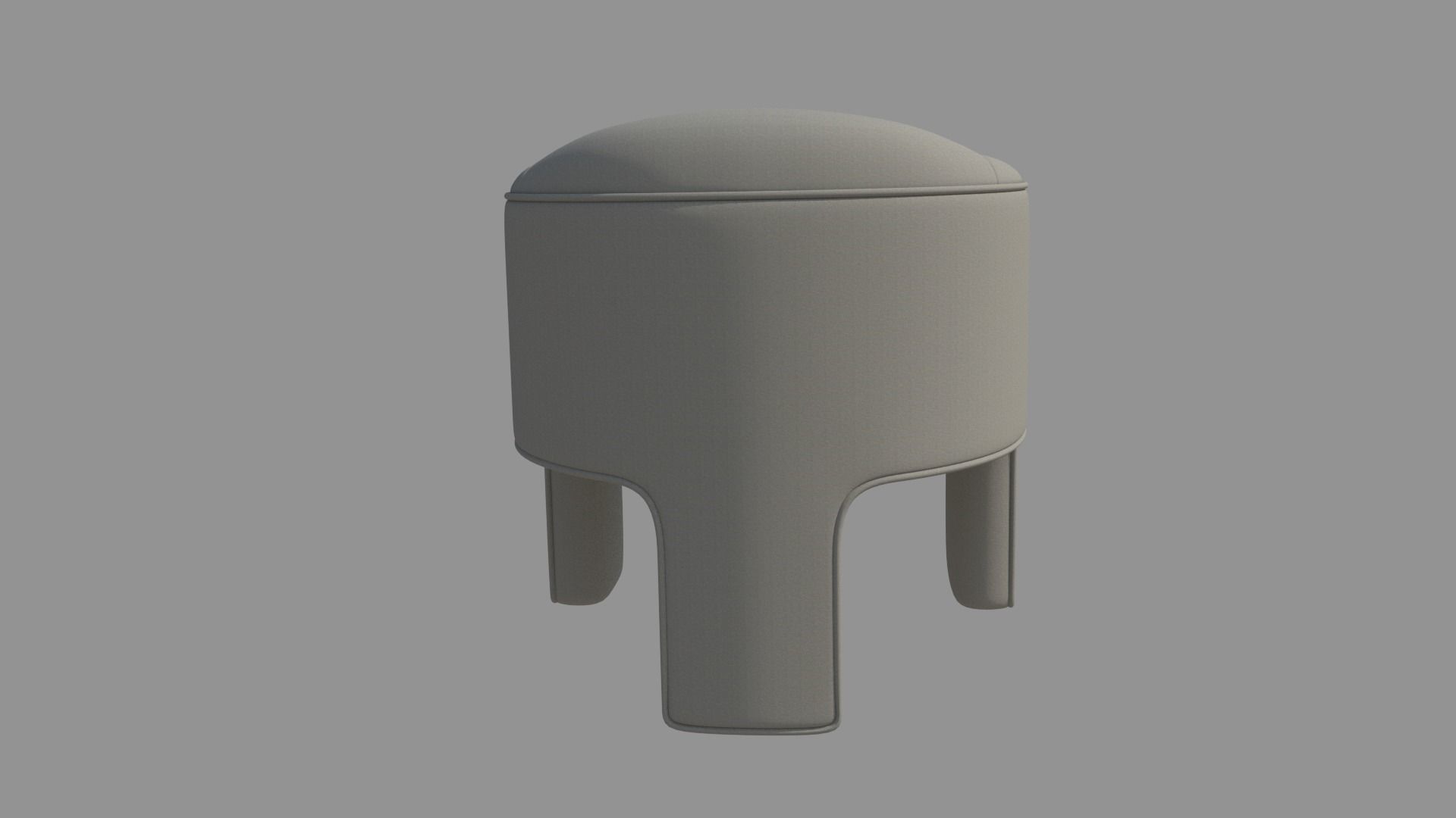 Armchair SIngle Sofa 3D model_6