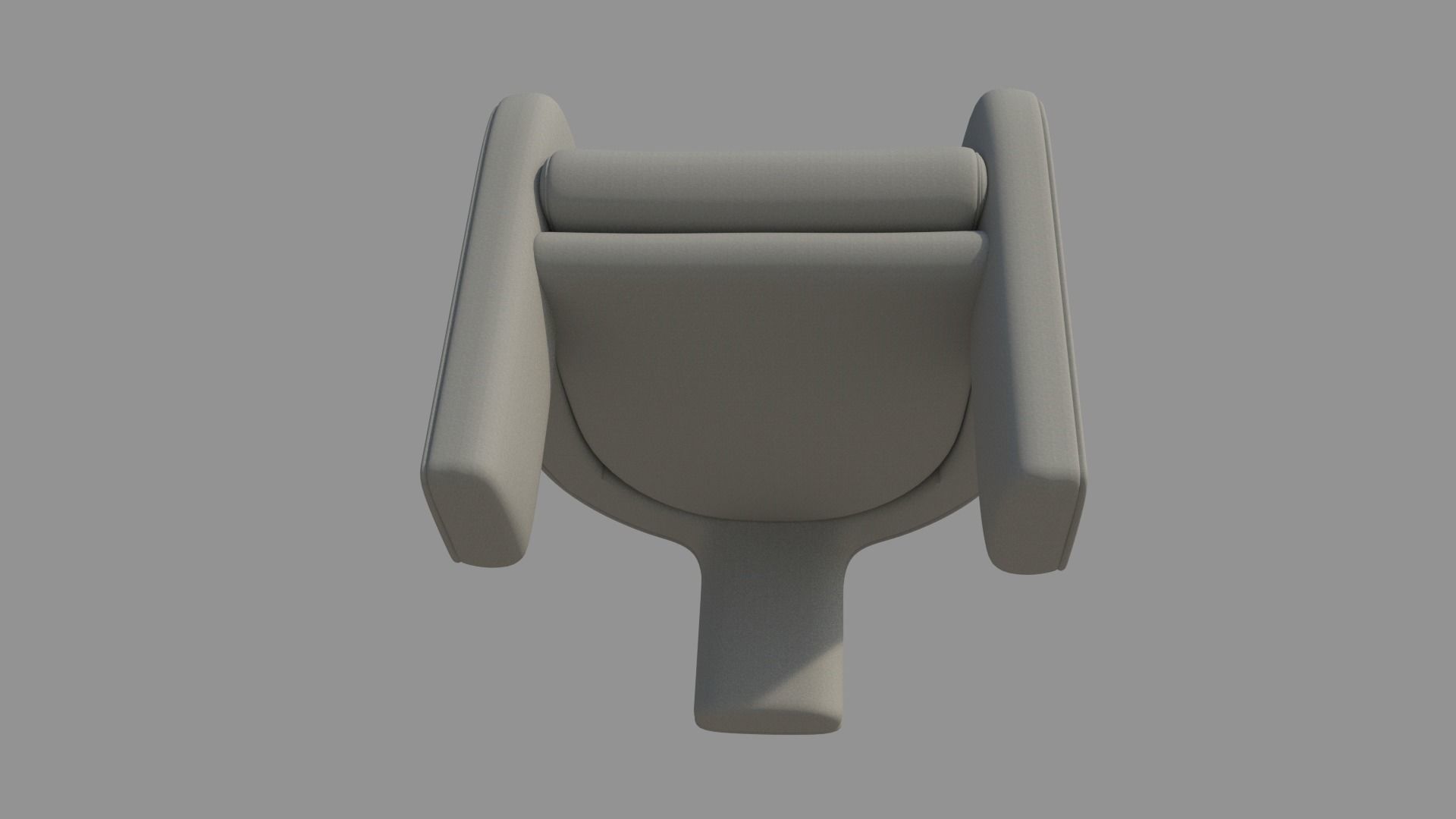 Armchair SIngle Sofa 3D model_4