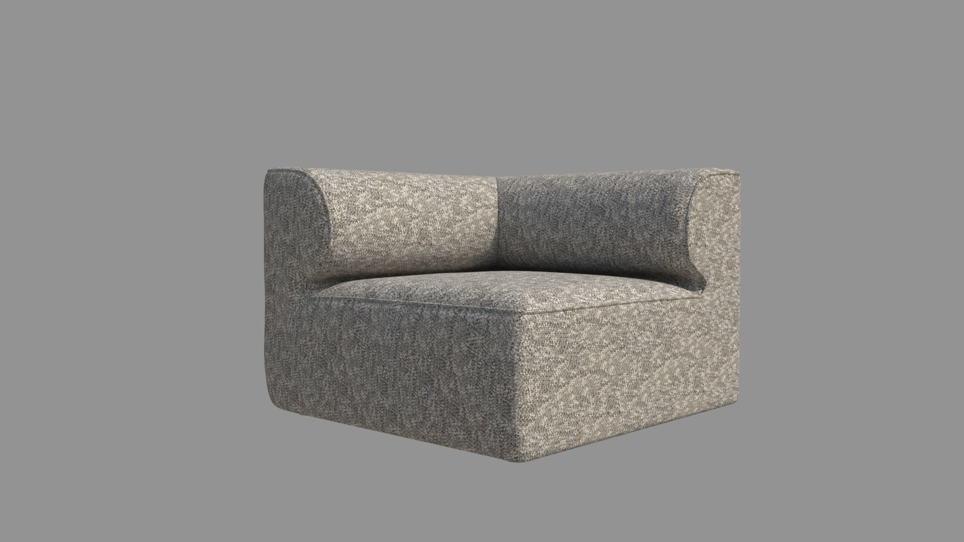 Single Sofa Chair 3D model_4