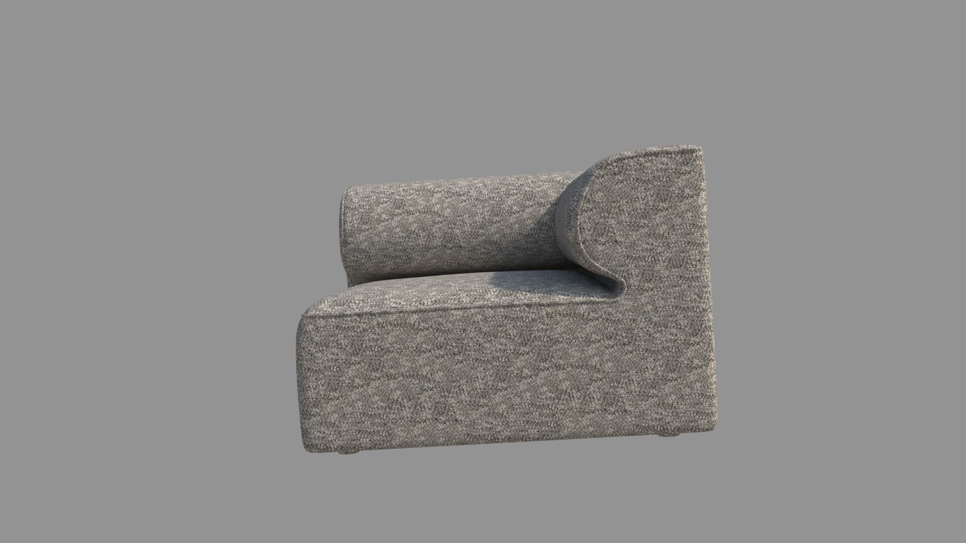 Single Sofa Chair 3D model_6