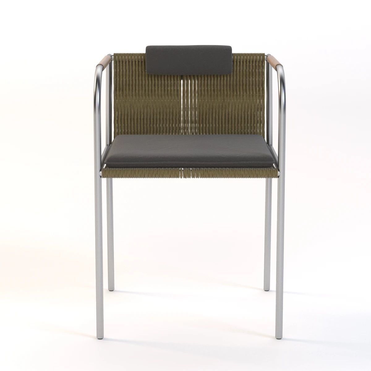 Bruhl Les Copains Chair With Armrests 3D model_7