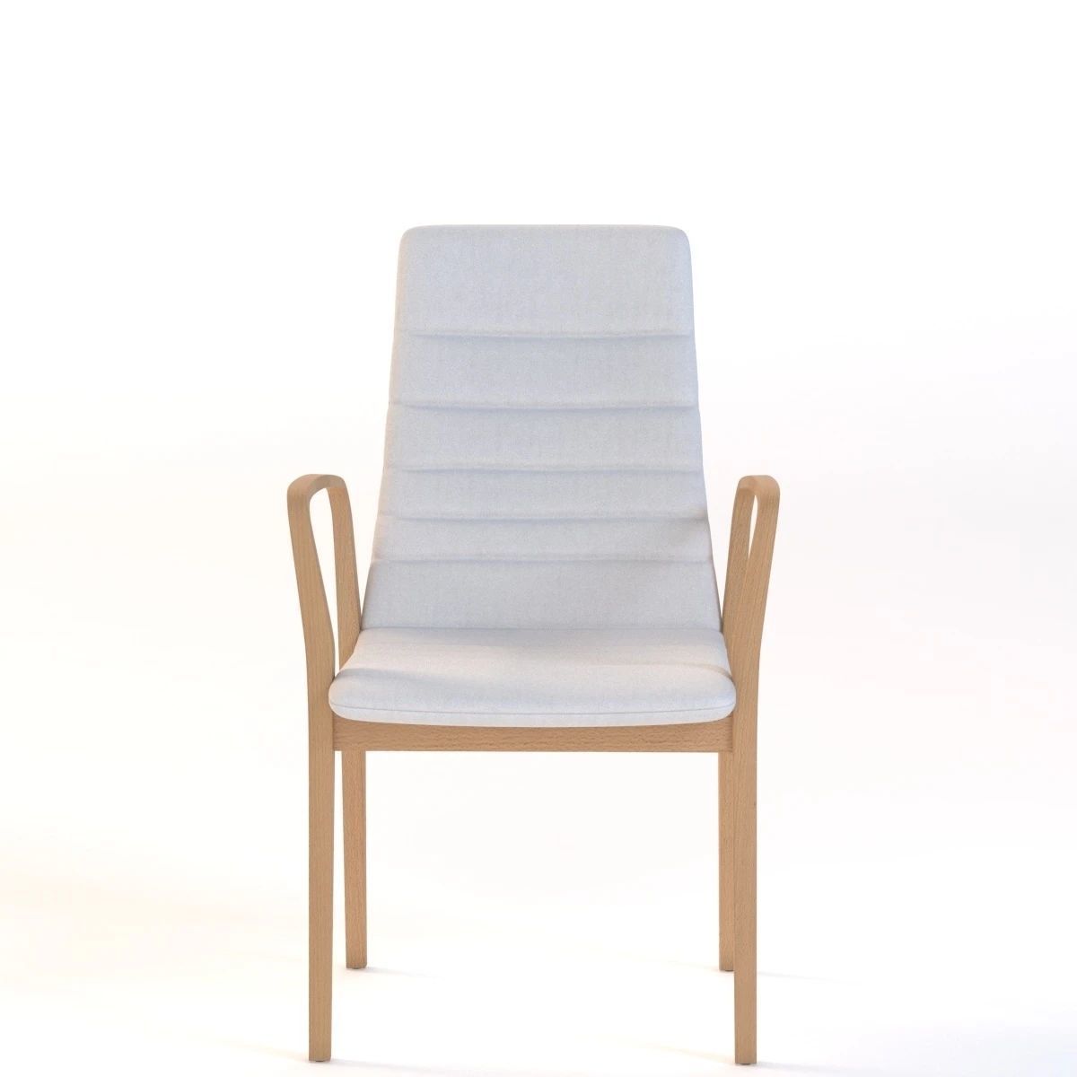 Brunner Fina Wood Chair 3D model_7