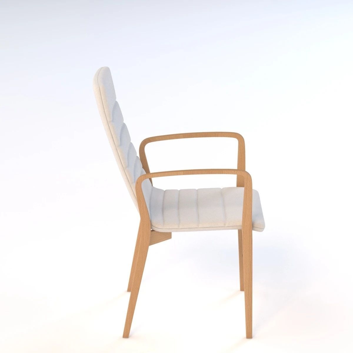 Brunner Fina Wood Chair 3D model_6